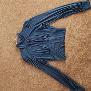 Teal Turtle neck shirt